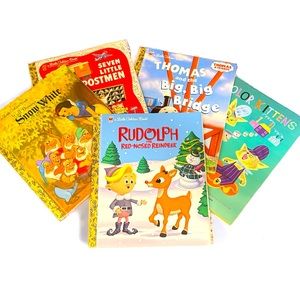 Five Goldenbooks Bundle All In Great Used Condition